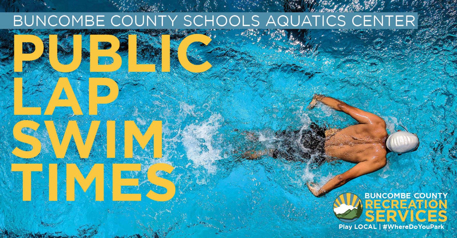 County Center - Public Lap Swim Times Announced for Aquatics Center